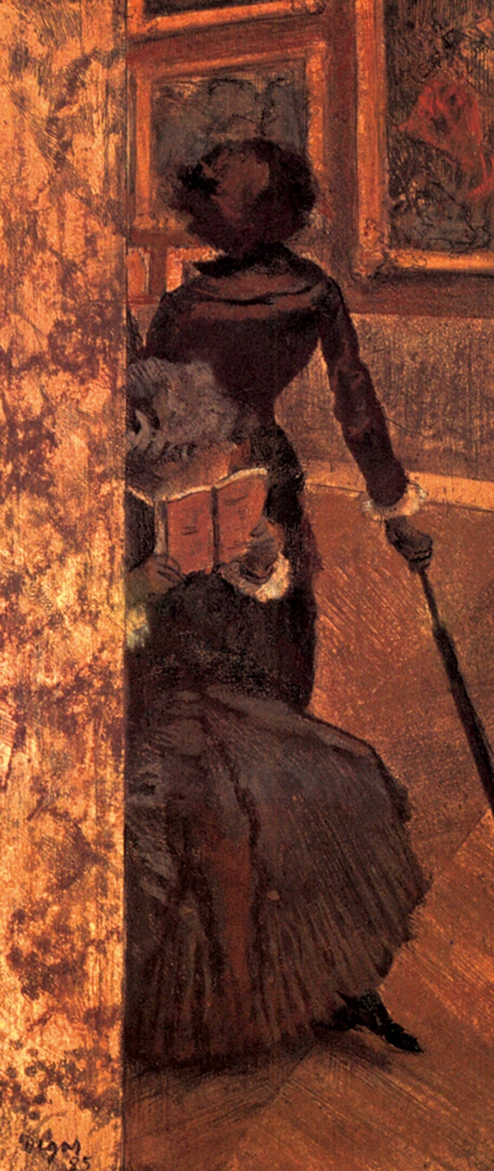  埃德加·德加 Edgar Degas—— 玛丽·卡萨特 在卢浮宫